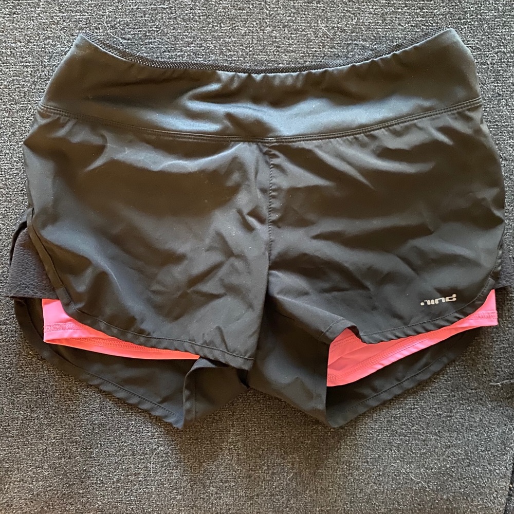 🔥 HIND black and pink compression running shorts
